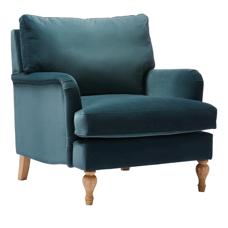 Sorrento Ocean Velvet Chair