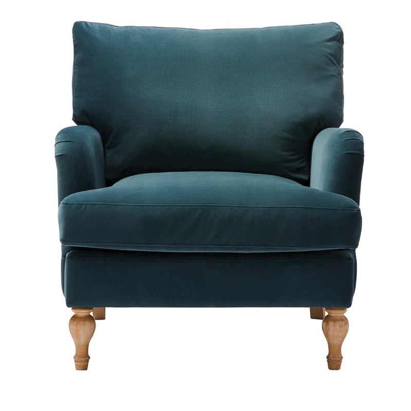 Sorrento Ocean Velvet Chair