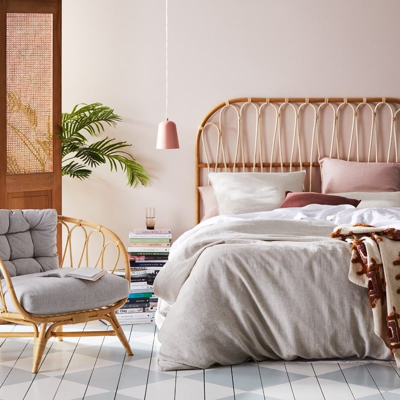 Capri Natural & Grey Rattan Loop Chair