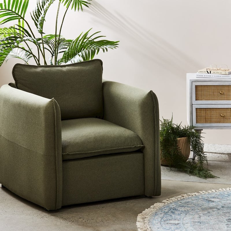 Sebastian Khaki Chair   