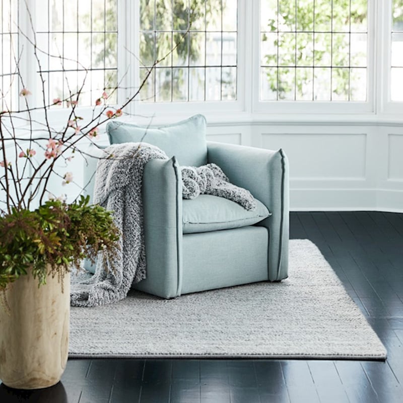 Sebastian Soft Blue Chair   