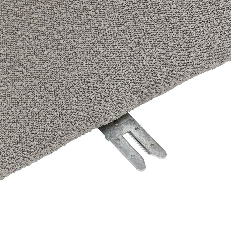 Otis Grey Boucle Lounge Chair 1 Seater 