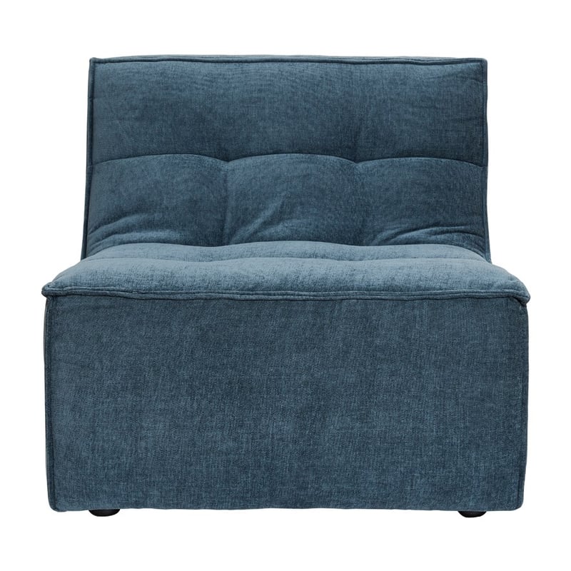 Otis Petrol Blue Lounge Chair 1 Seater