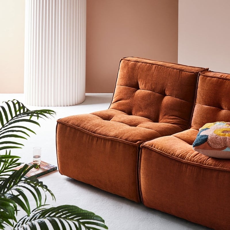 Otis Copper Lounge Chair 1 Seater