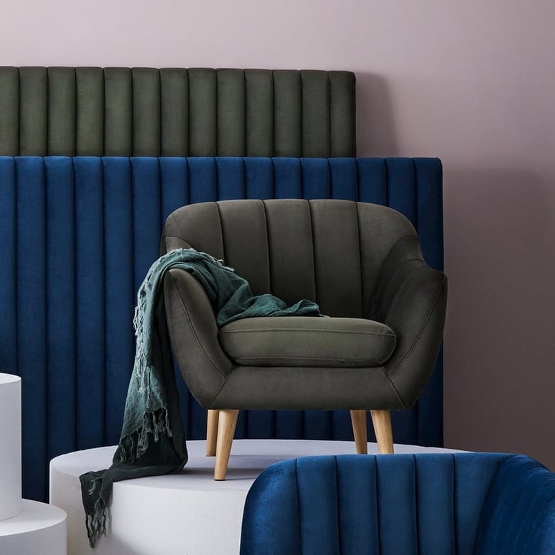 Kensington Olive 1 Seater Chair