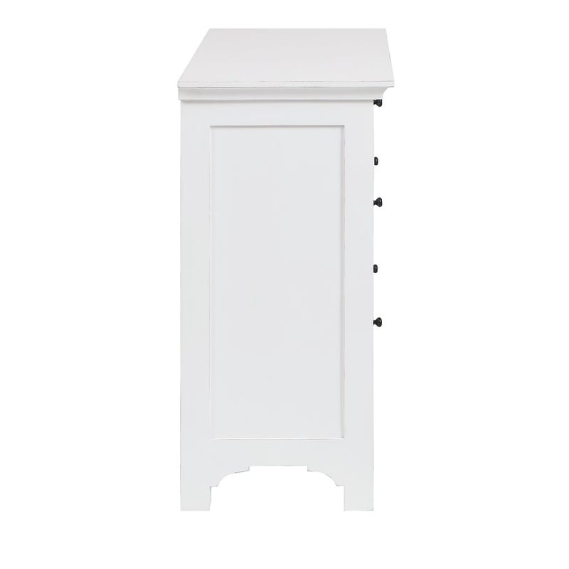 Flynn White 4 Drawer Chest