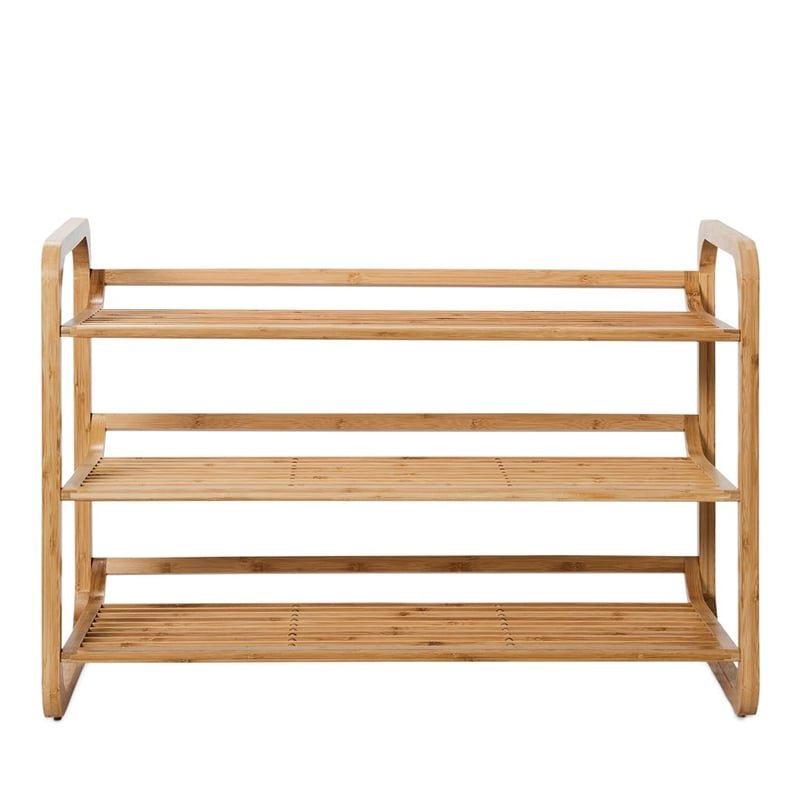 Bamboo Natural Shoe Rack