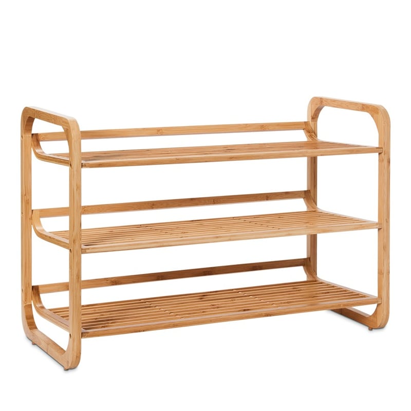 Bamboo Natural Shoe Rack
