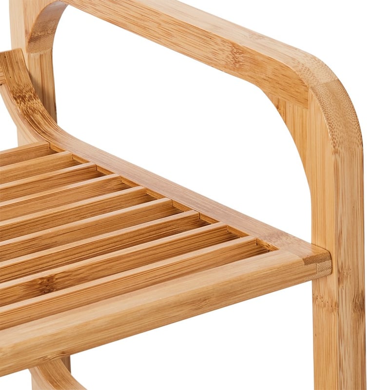 Bamboo Natural Shoe Rack