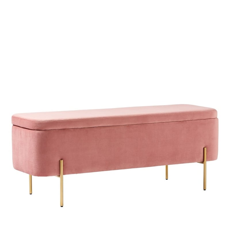 Francis Rouge Velvet Blanket Box