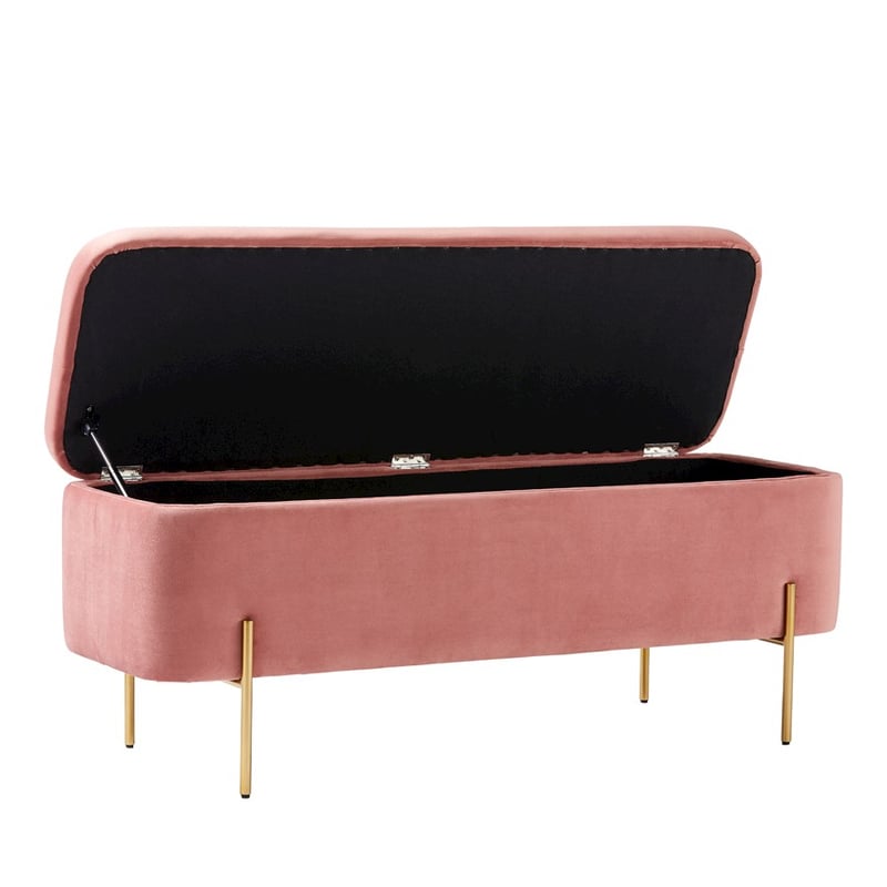 Francis Rouge Velvet Blanket Box