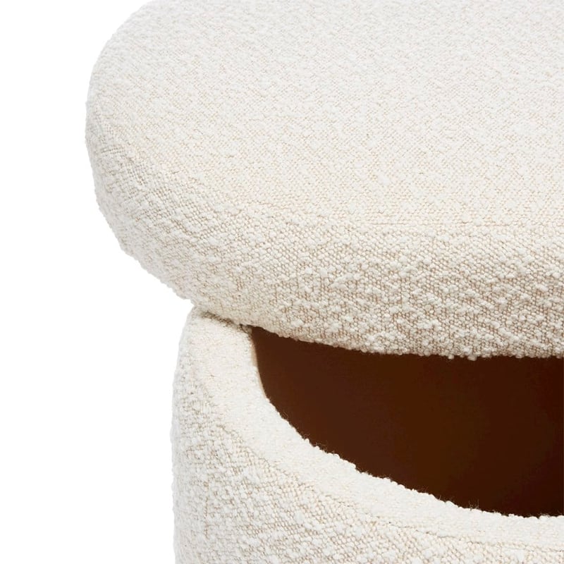 Memphis Cream Boucle Blanket Box 