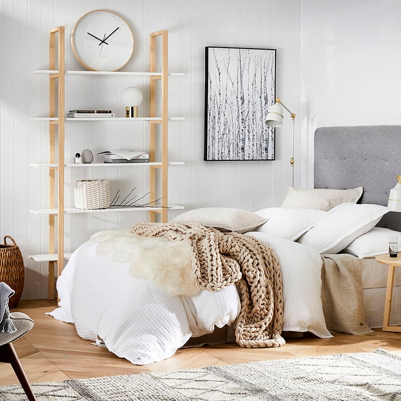 Ashwood Furniture Bookshelf Ash/White