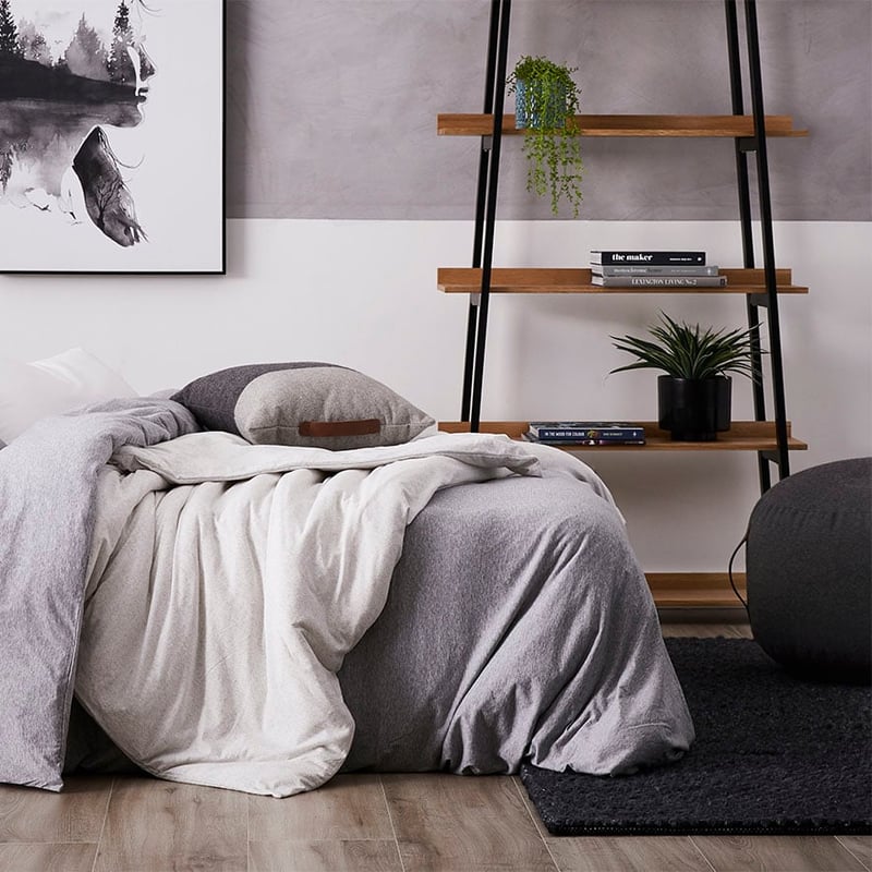 Nelson 5 Tiered Bookshelf Black & Oak