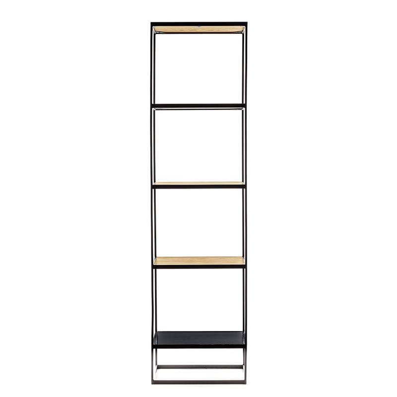 Bentley 5 Tiered Shelf Tower Black & Ash