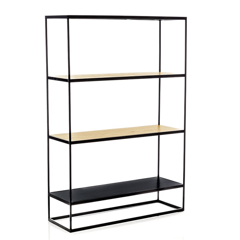 Bentley 4 Tiered Shelf Black & Ash