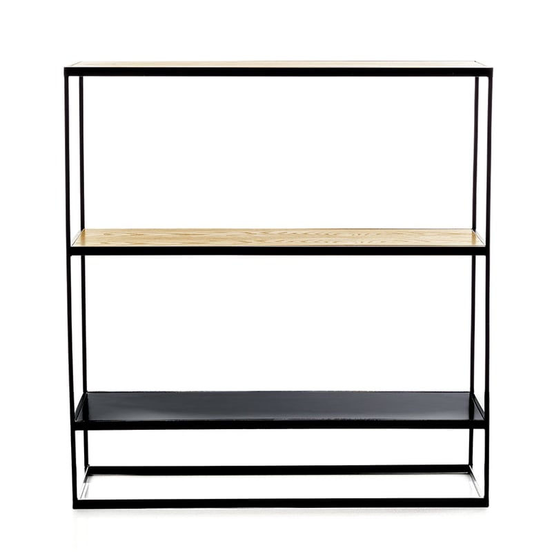 Bentley 3 Tiered Shelf Black & Ash