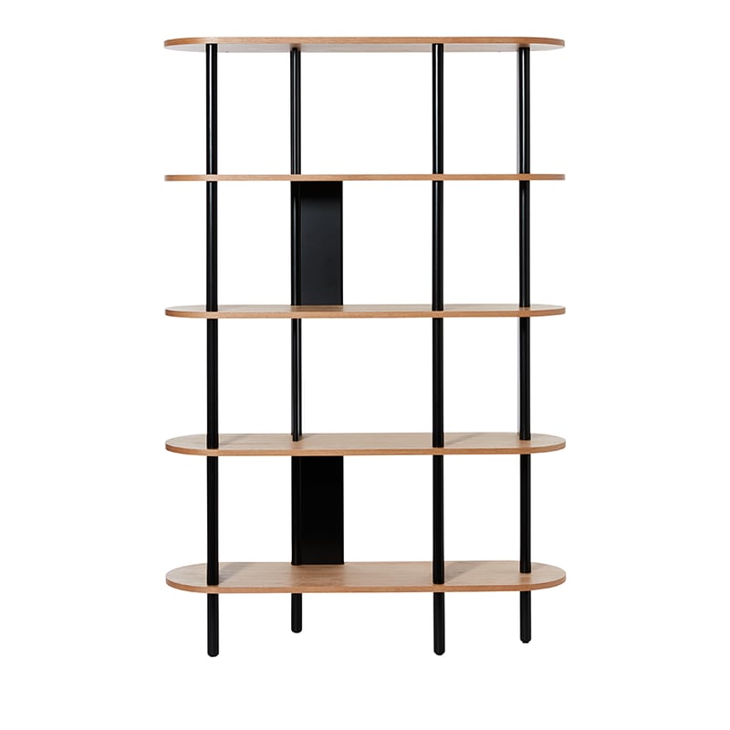 Yoko Furniture Collection Oak/Black Bookshelf