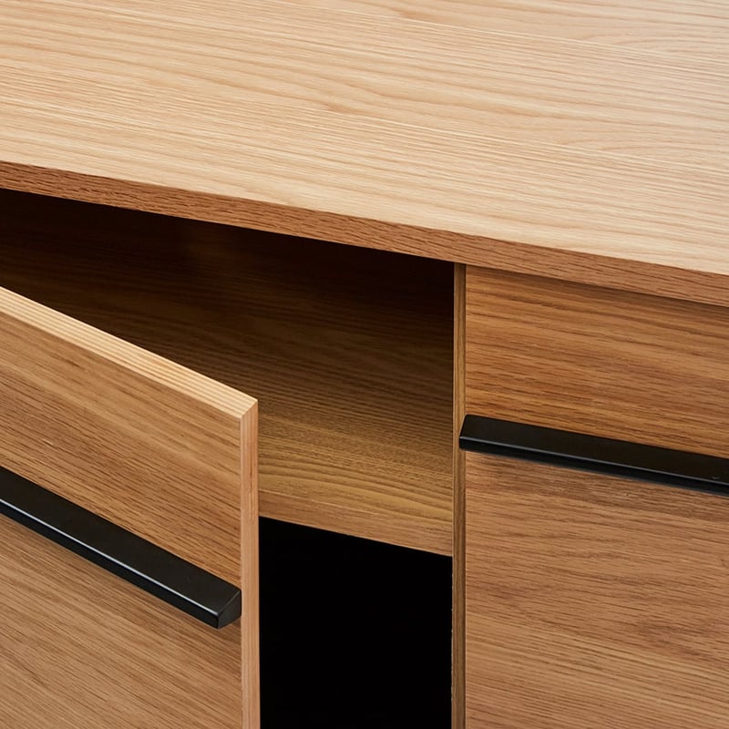 Yoko Furniture Collection Oak/Black Sideboard