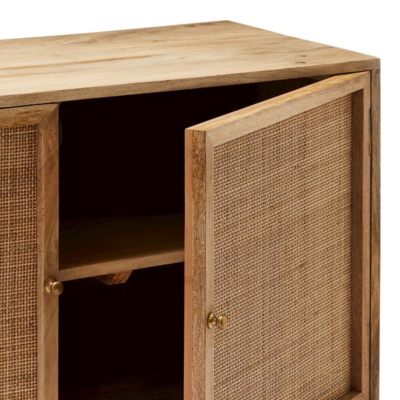 Anjuna Collection Natural 3 Door Sideboard