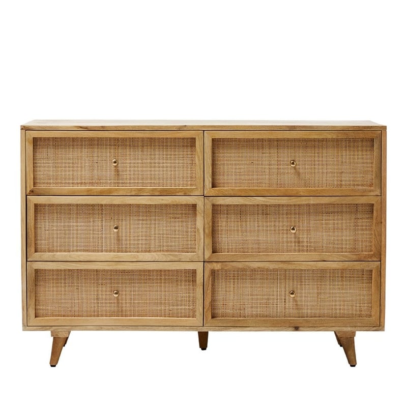 Anjuna Natural 6 Chest of Drawers 