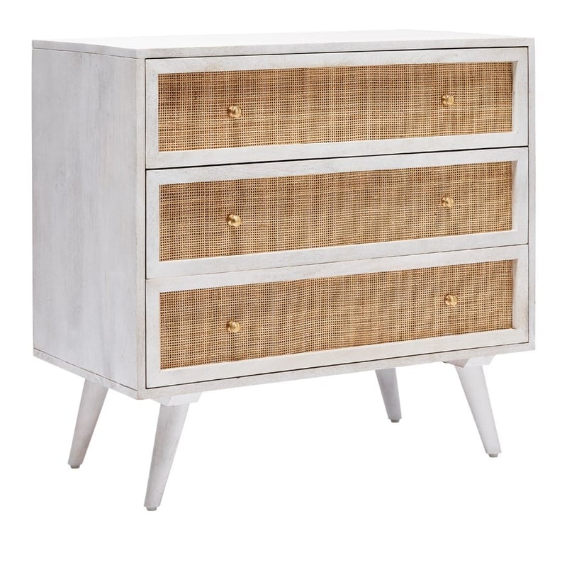 Anjuna White Wash 3 Drawer Chest 