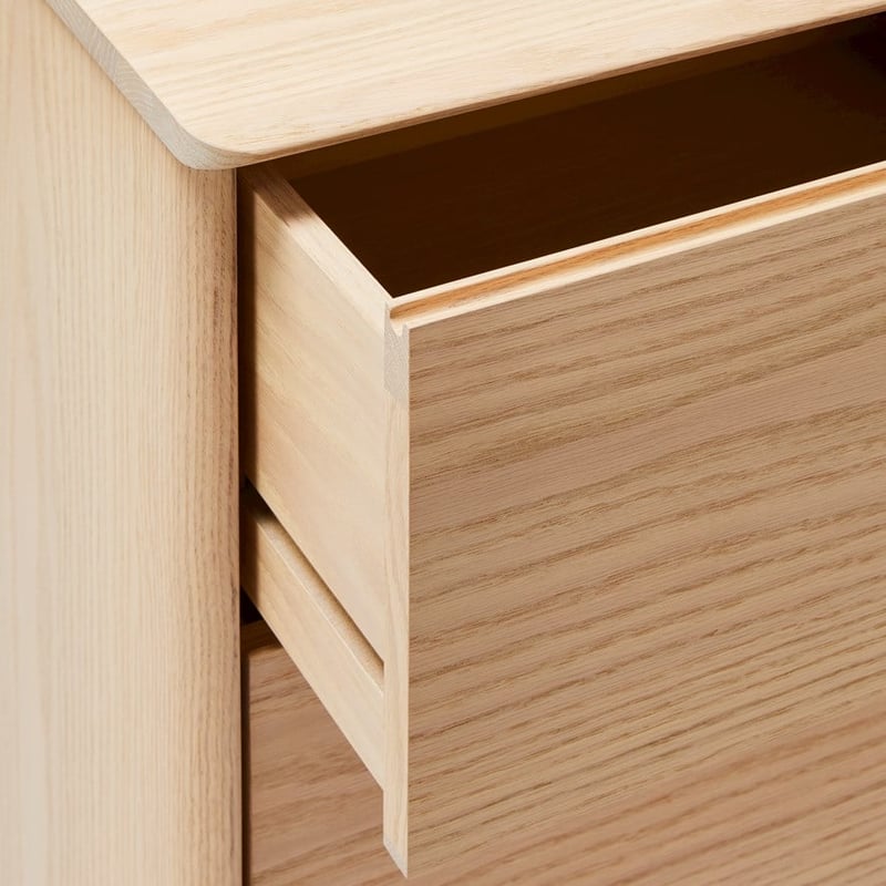 European Collection Adana Natural Timber 3 Drawer Chest