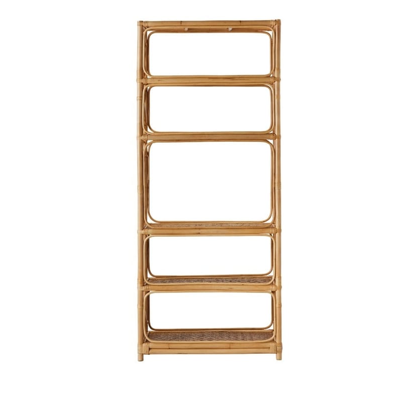 Marrakesh Rattan Honey 5 Tiered Bookshelf