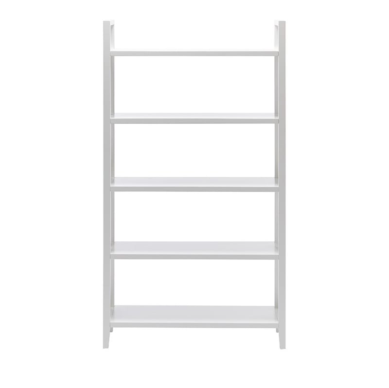 Mornington White 5 Tier Bookshelf