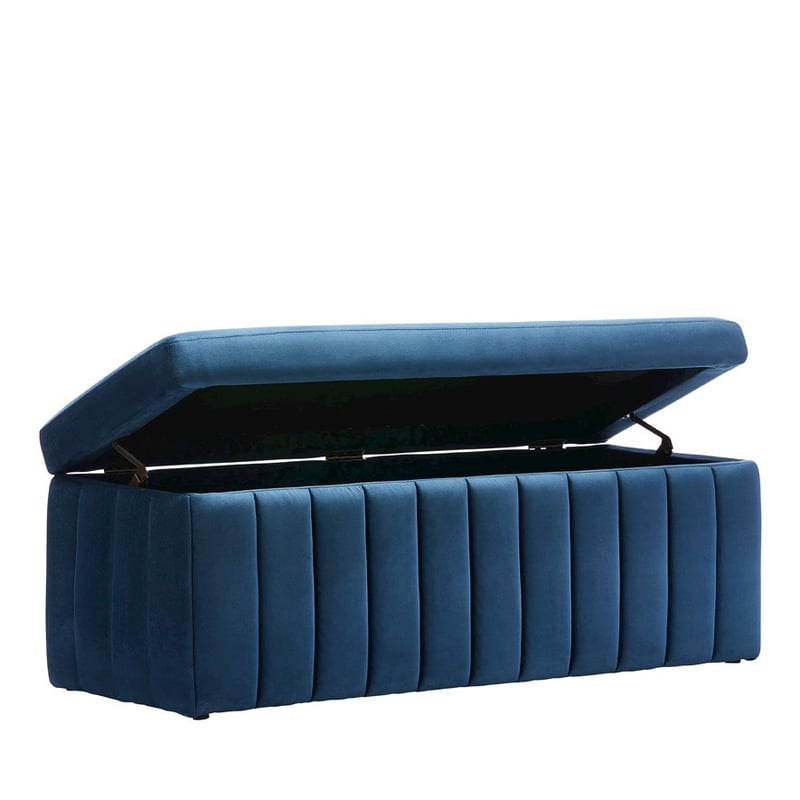 Kensington Navy Blanket Box