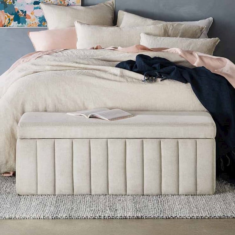 Kensington Collection Blanket Box in Natural