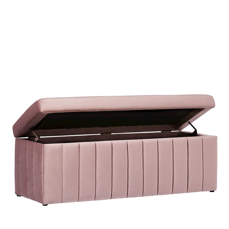 Kensington Collection Blanket Box in Rose Pink