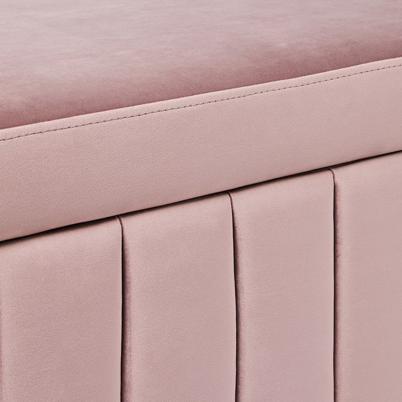 Kensington Collection Blanket Box in Rose Pink
