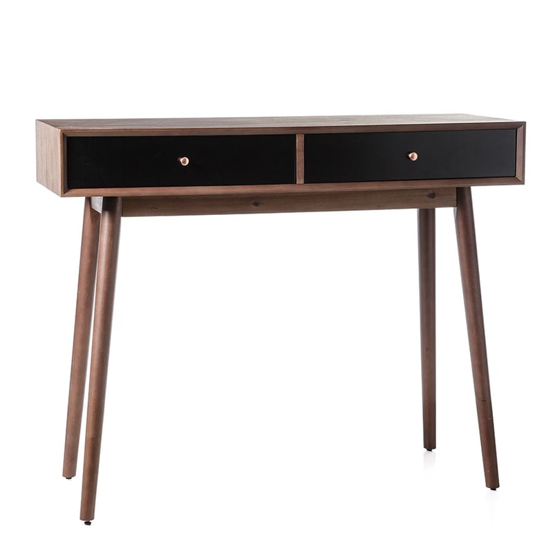 Brooklyn Console Black and Walnut