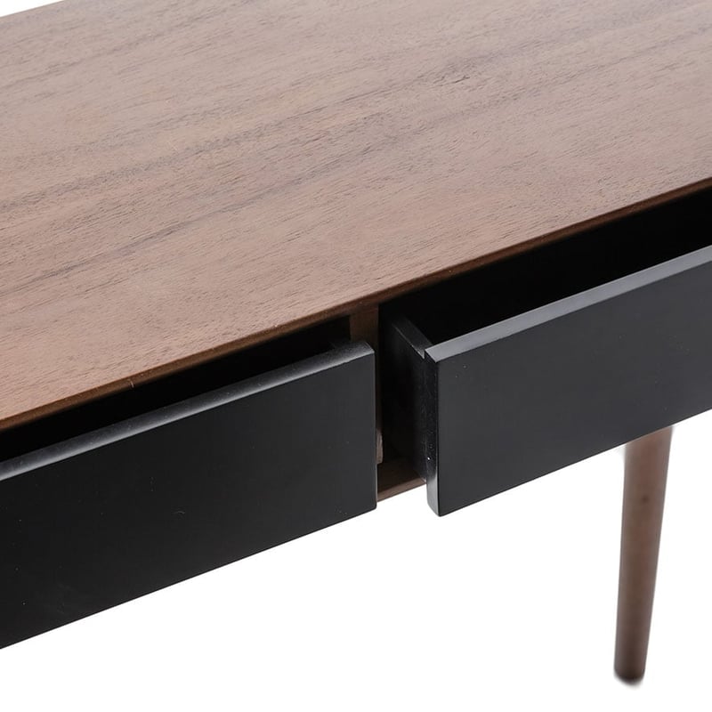Brooklyn Console Black and Walnut