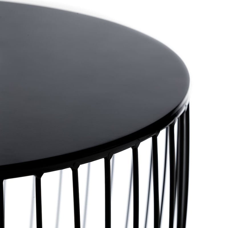 Element Round Side Table Black
