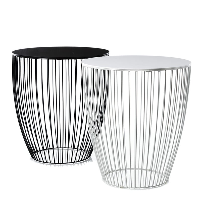 Element Round Side Table White