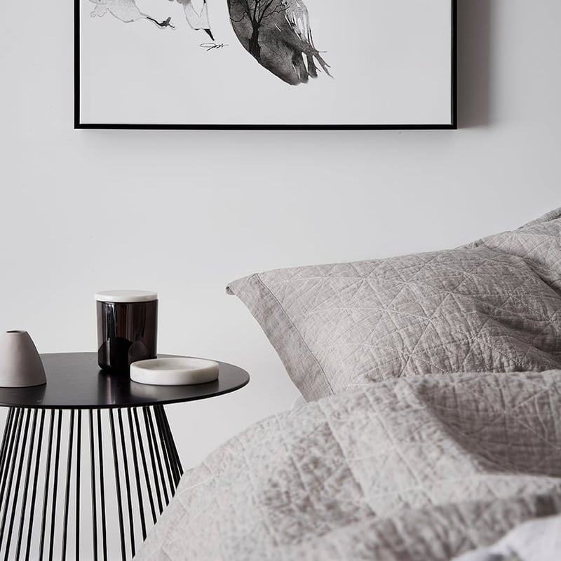 Element Black Tower Side Table