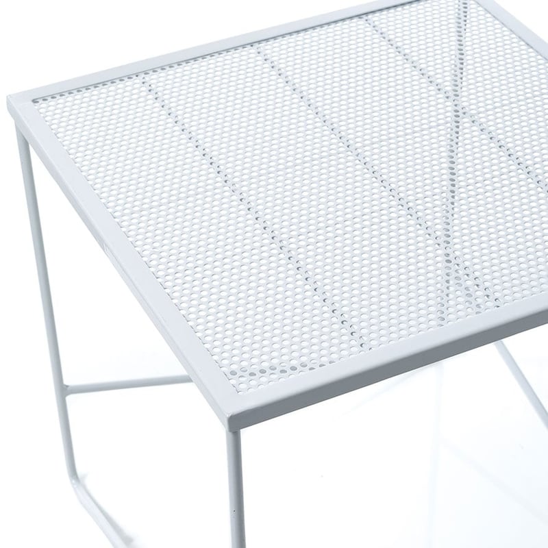 Adelphi White Outdoor Side Table