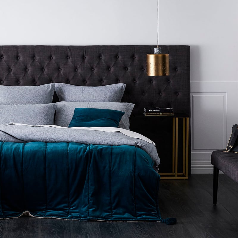 Ballarat C Table Gold & Black