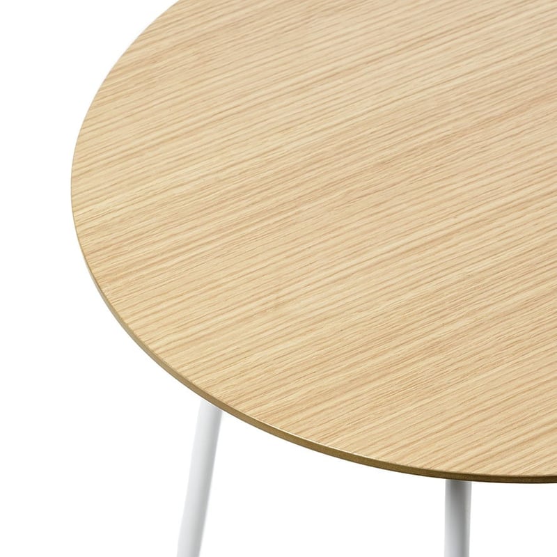 Shiloh Side Table White & Oak