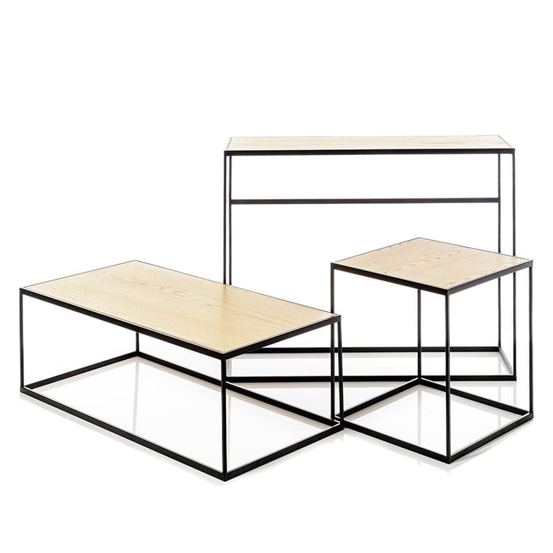 Bentley Coffee Table Black & Ash