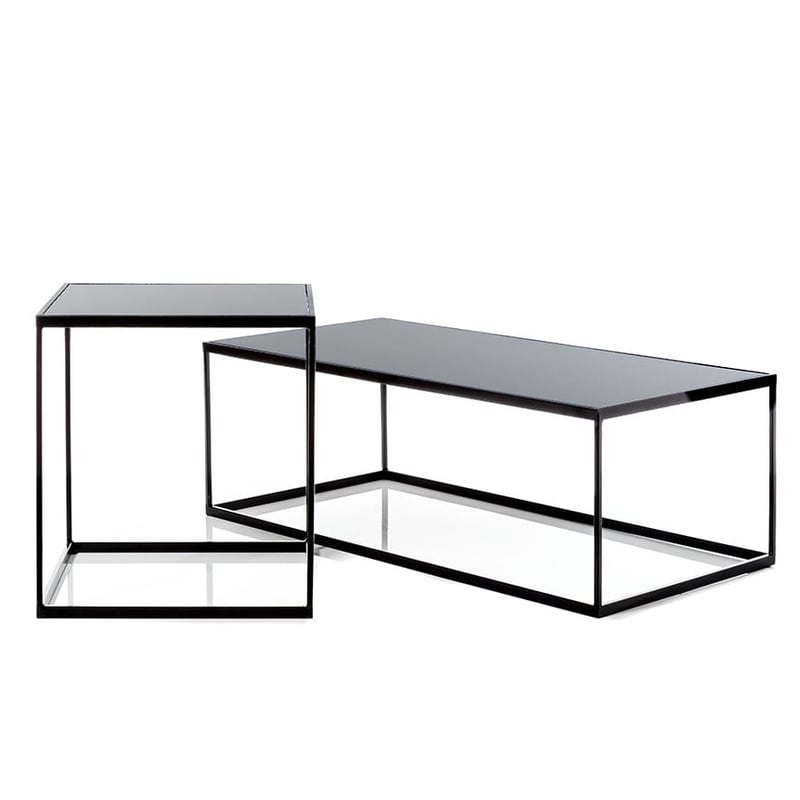 Bentley Coffee Table Black Smoked Glass