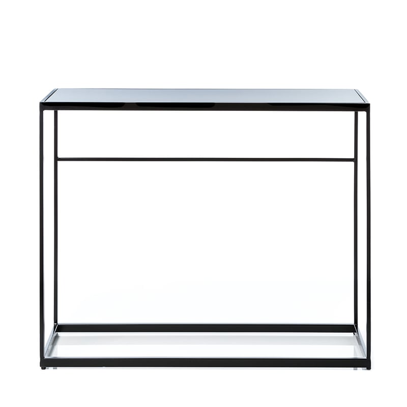 Bentley Console Black Smoked Glass