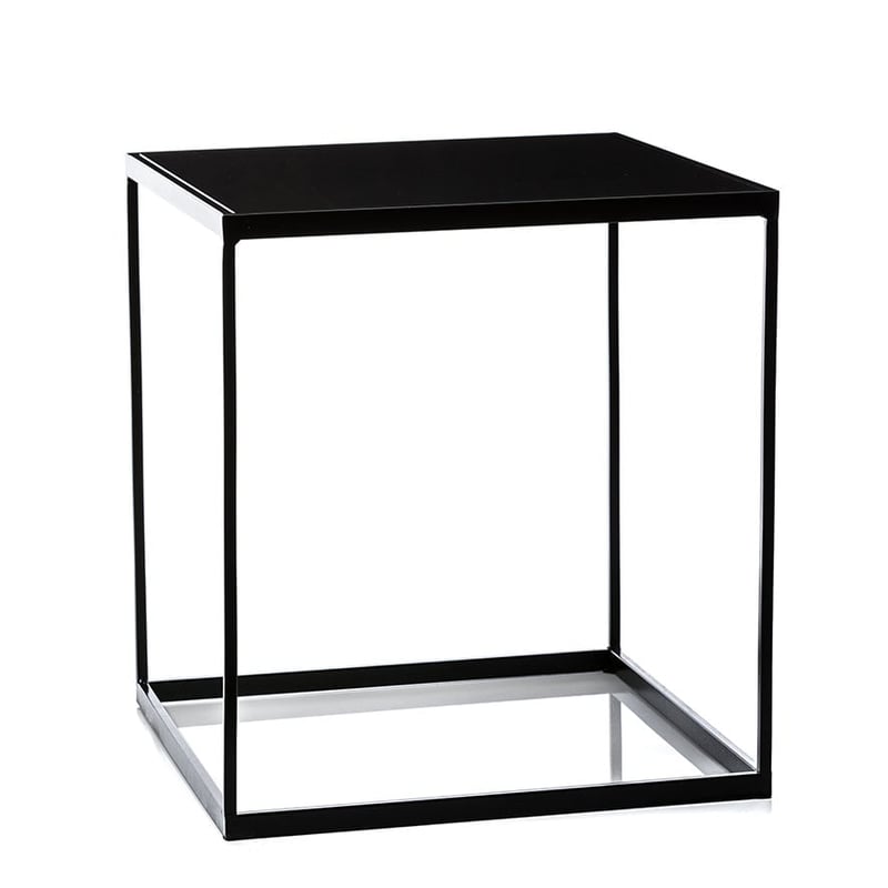 Bentley Side Table Black Smoked Glass