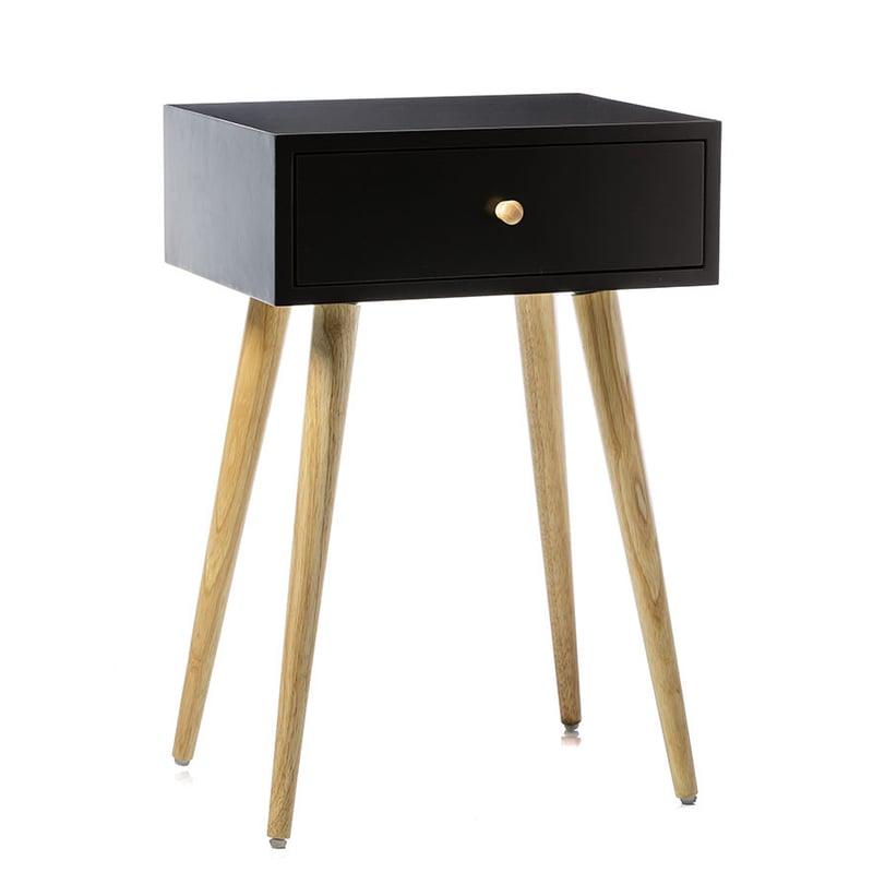 Bay Bedside Table Charcoal