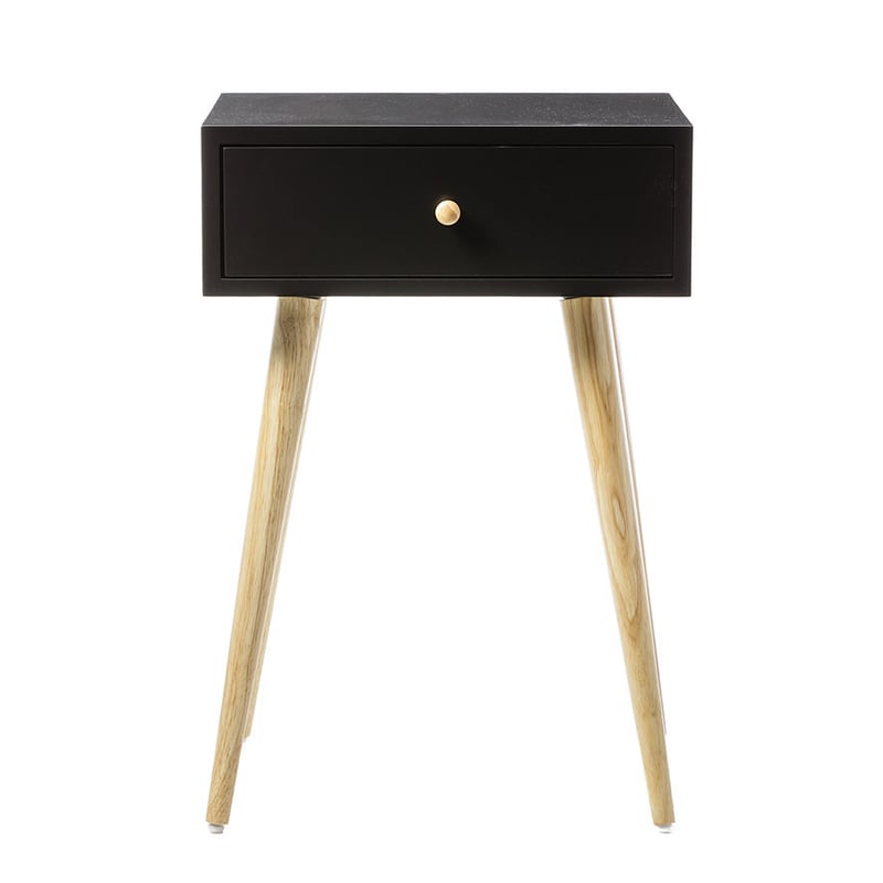 Bay Bedside Table Charcoal