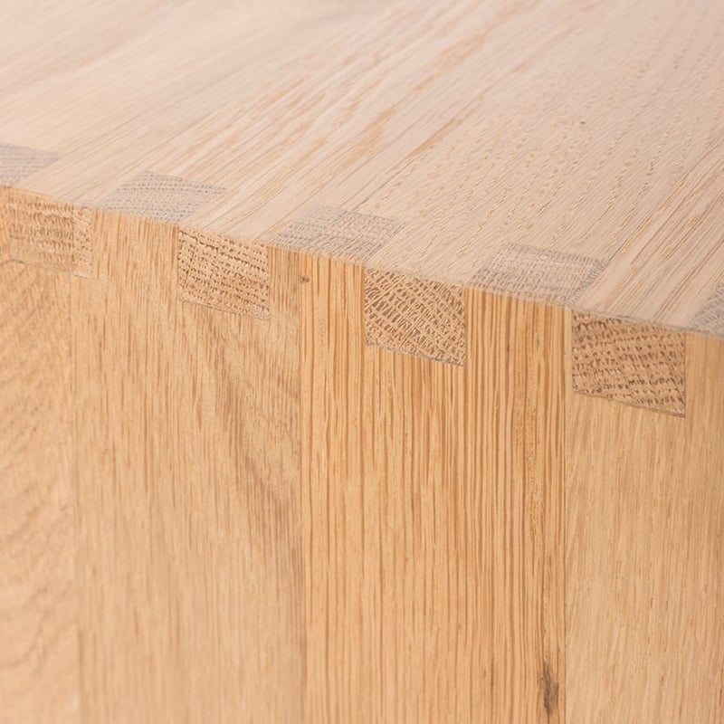 Zeke Side Table Solid Oak 