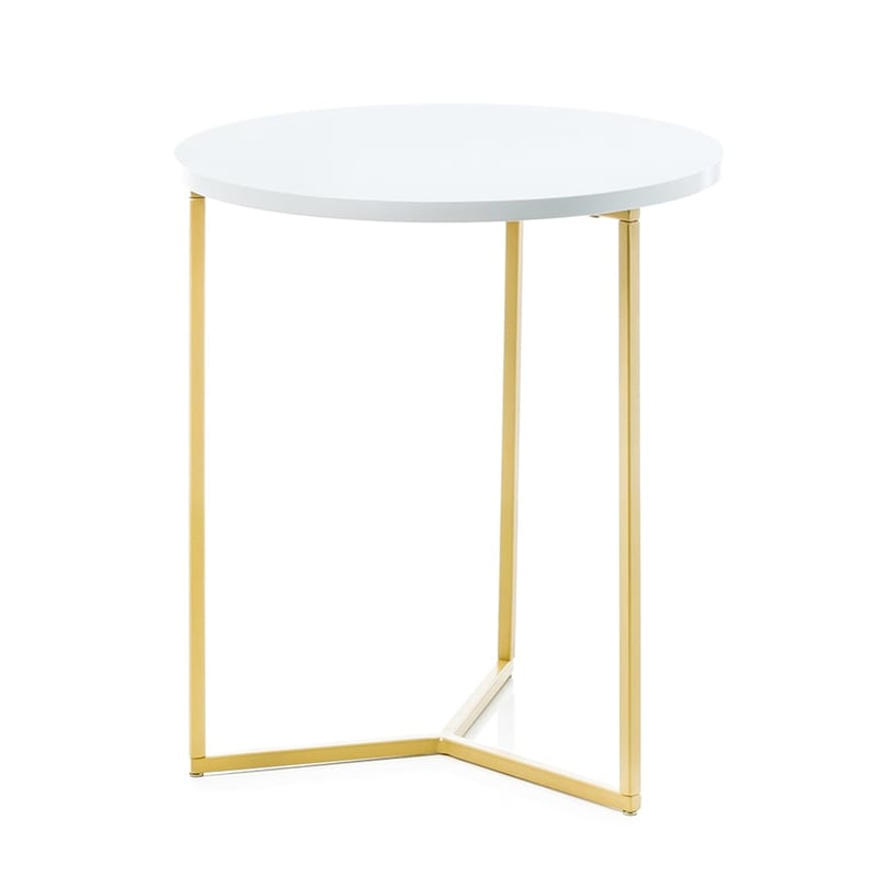 Verona Collection White Large Side Table