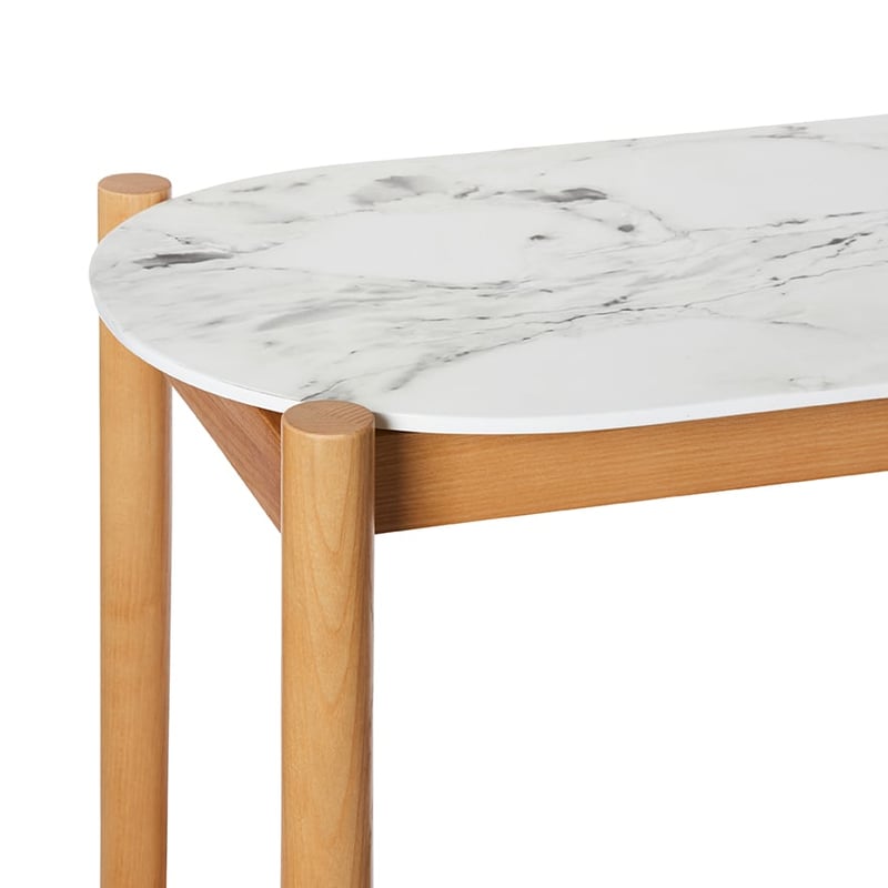 Camilla Collection Console Marble & Ash